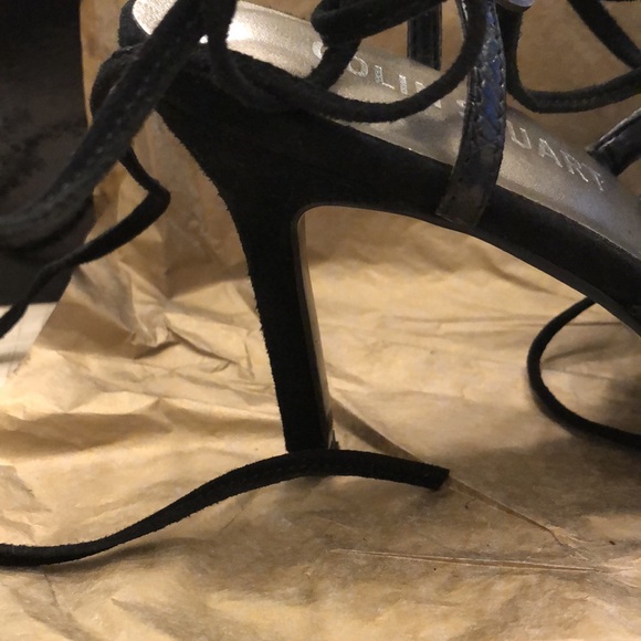 VINTAGE SUEDE LACE UP PUMPS by Colin Stuart - Picture 8 of 15